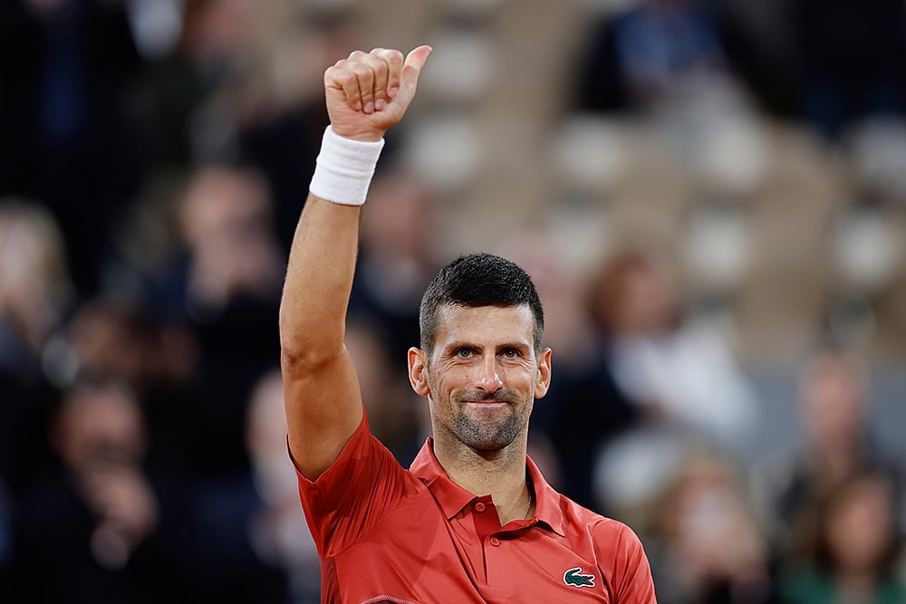 | Photo: AP/Jean-Francois Badias : French Open 2024: Novak Djokovic vs Roberto Carballes Baena