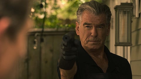 Pierce Brosnan In A Still From ‘Fast Charlie’