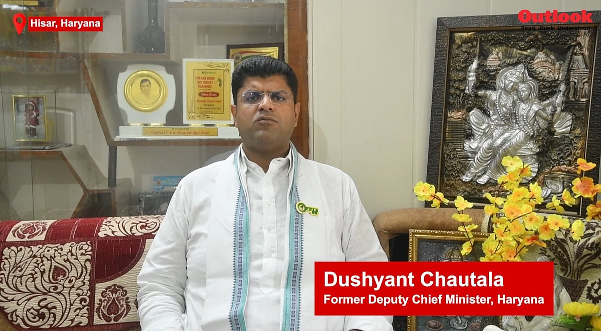 Reporter's Guarantee | Outlook's Vikram Raj in Conversation with Former Haryana Deputy CM Dushyant Chautala