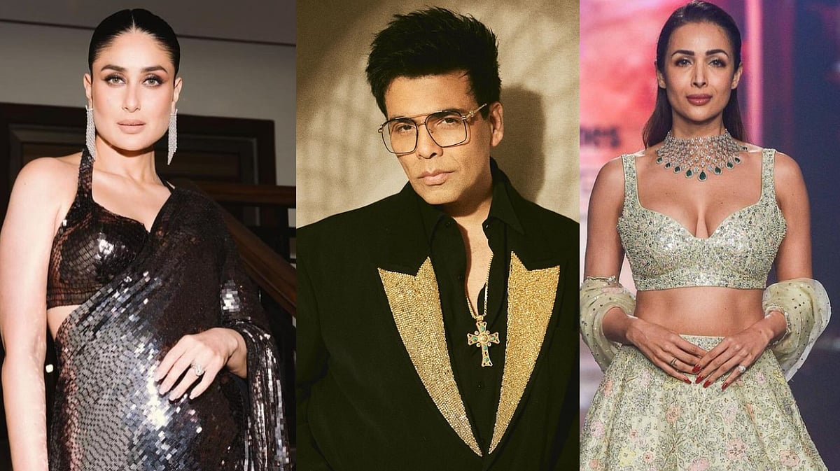 Kareena Kapoor, Karan Johar, Malaika Arora