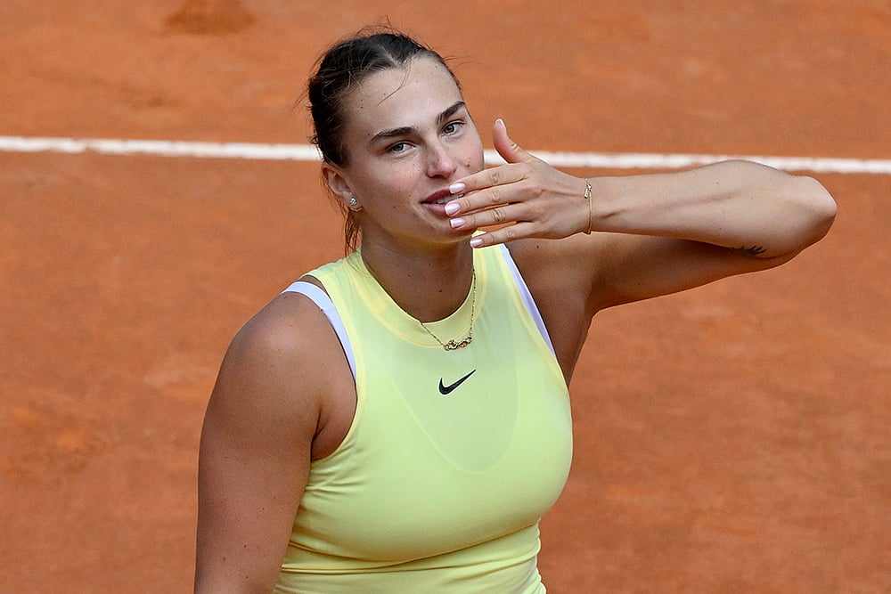 | Photo: AP/Antonietta Baldassarre : Italian Open: Aryna Sabalenka vs Jelena Ostapenko