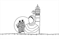 When Two Men Came Knocking Artwork by Anupriya