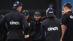 X | England Cricket : England cricket team during the practice session ahead of the 2nd T20I match against Pakistan.
