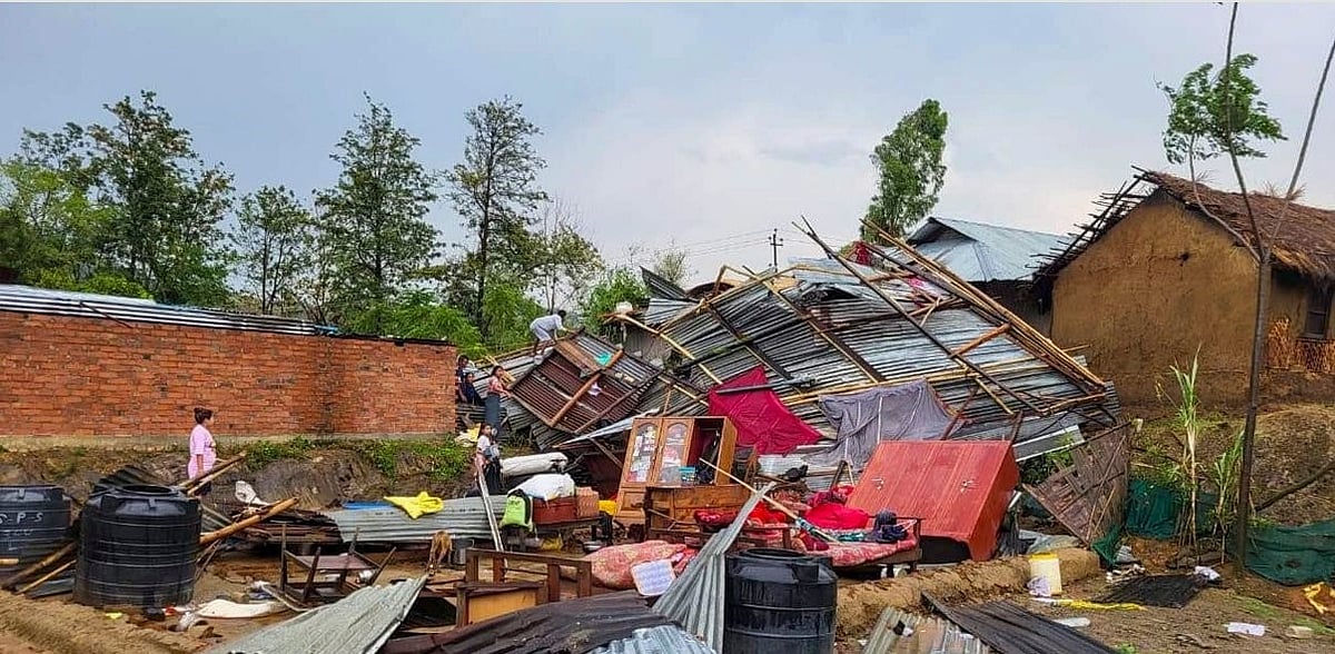 PTI : Heavy rain accompanied by hailstorm wreaked havoc in Upper Siang district of Arunachal Pradesh |