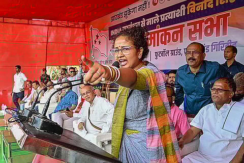 Kalpana Soren campaigns