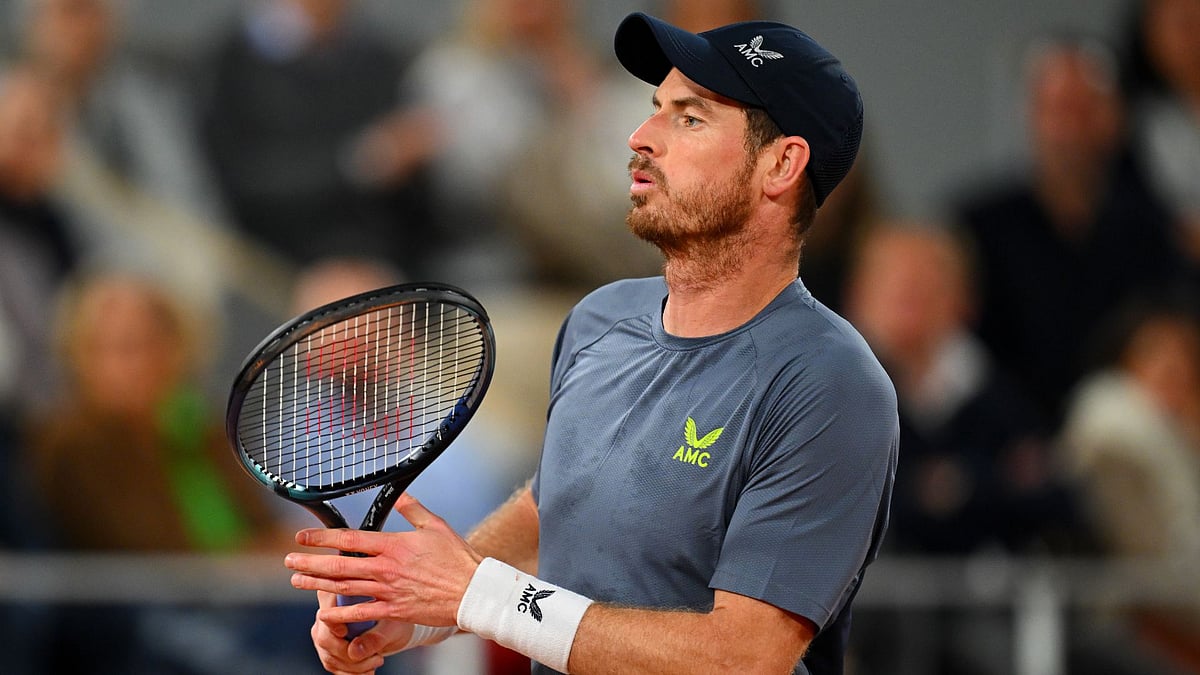 Murray lost in straight sets on Court Philippe-Chatrier