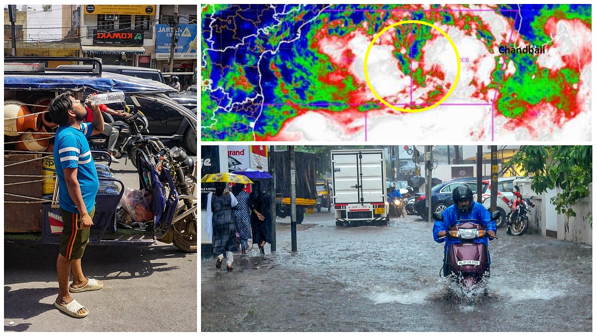 While North and Central India battles severe heatwave, a cyclonic storm is brewing on Bay of Bengal and is likely to hit West Bengal on May 26 - PTI and IMD