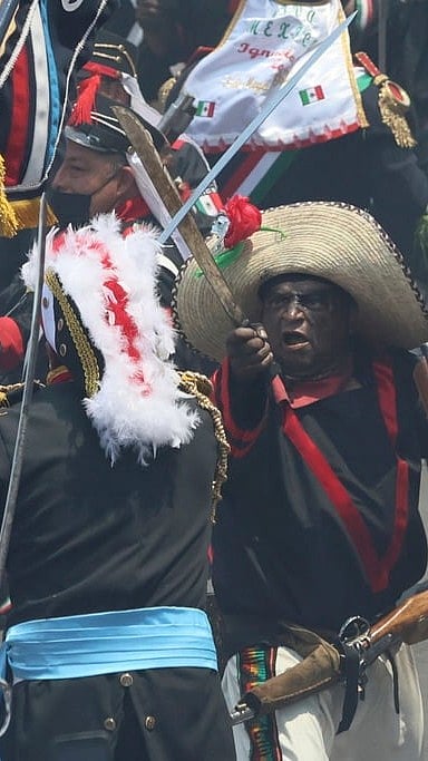 Enactment of Battle of Puebla