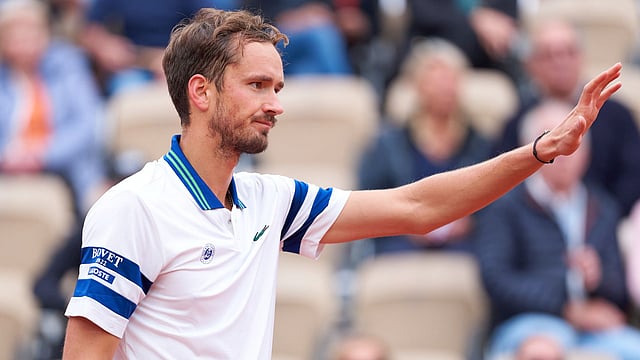 French Open: Medvedev Moves Into Third Round After Kecmanovic Retires Injured
