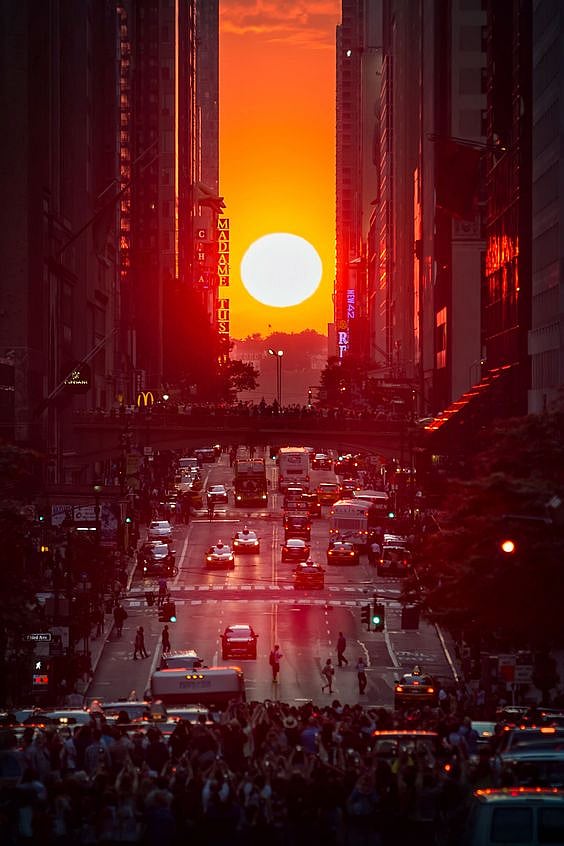 Pinterest : Manhattanhenge