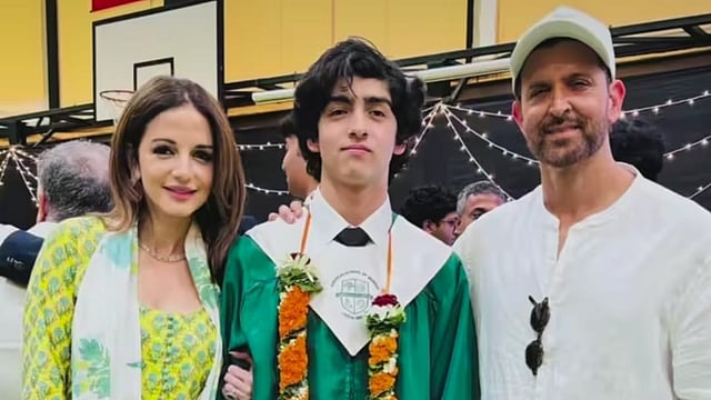Watch: Hrithik Roshan And Sussanne Khan Turn Cheerleaders As They Reunite For Son Hrehaan's Graduation Ceremony