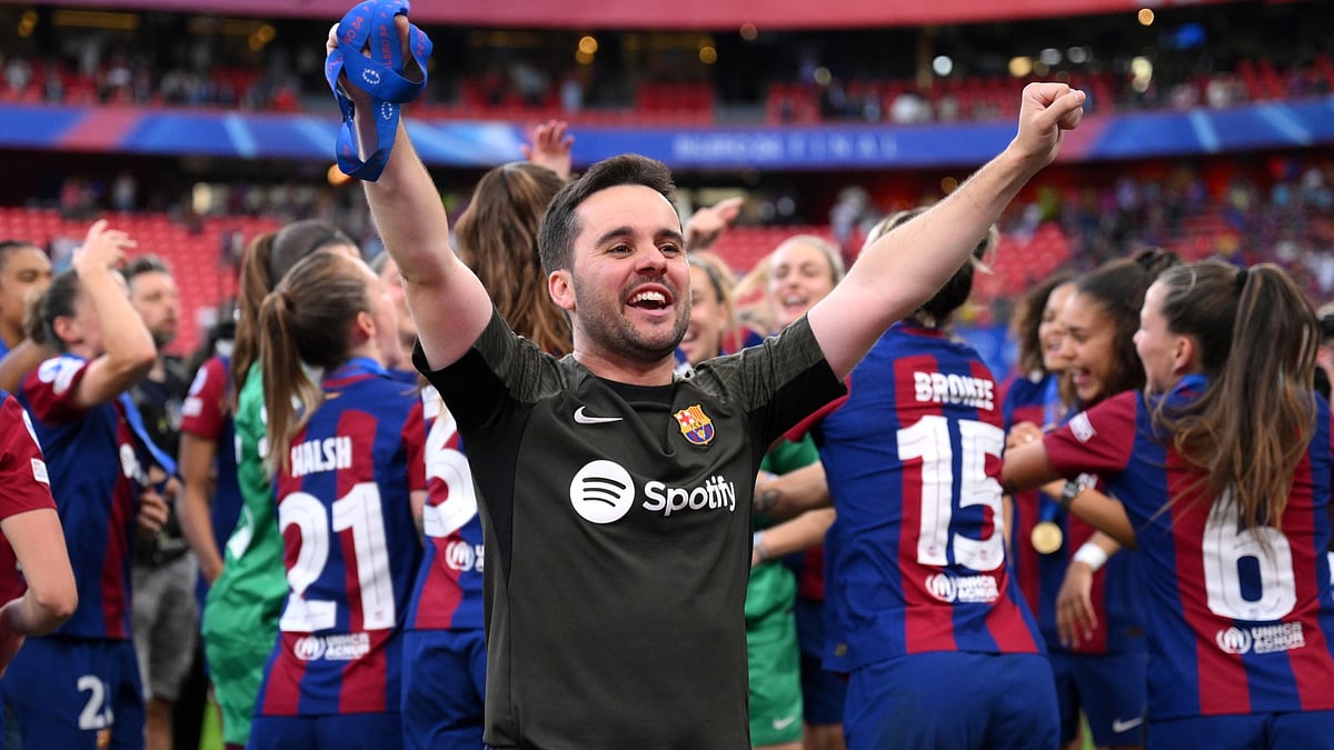 Barcelona coach Jonatan Giraldez