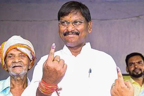 LS Polls: 4th Phase of Polling in Khunti