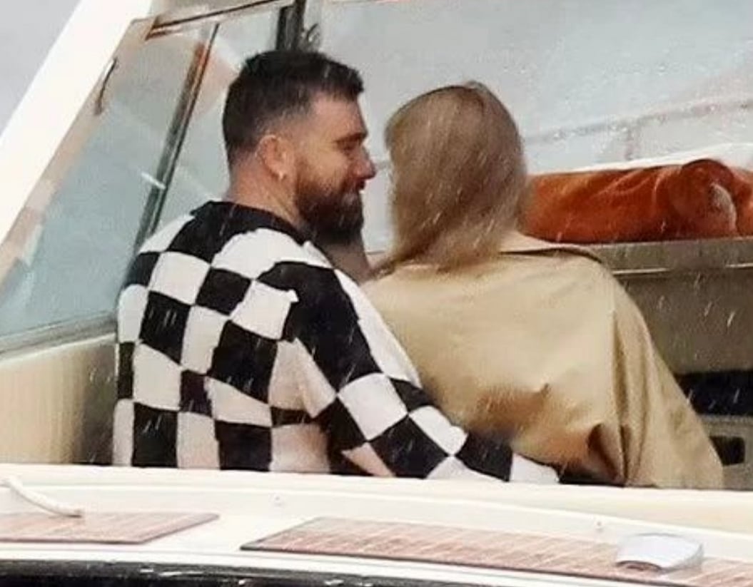 Taylor Swift And Travis Kelce At The Lake Como - @DaOtterside/ X