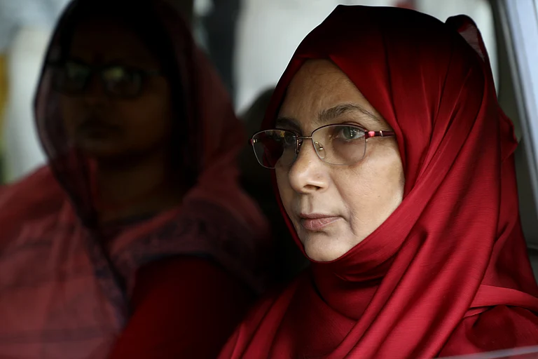 Hena Shahab, wife of Shahabuddin - Suresh K Pandey/Outlook