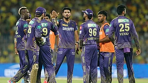File/AP : Kolkata Knight Riders were the first team to qualify for the IPL 2024 play-offs.