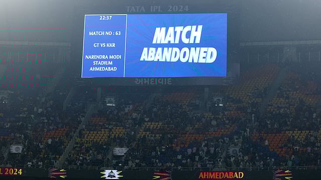 GT Vs KKR, IPL 2024: Gujarat Titans' Playoff Hopes End As Kolkata Knight Riders Match Abandoned