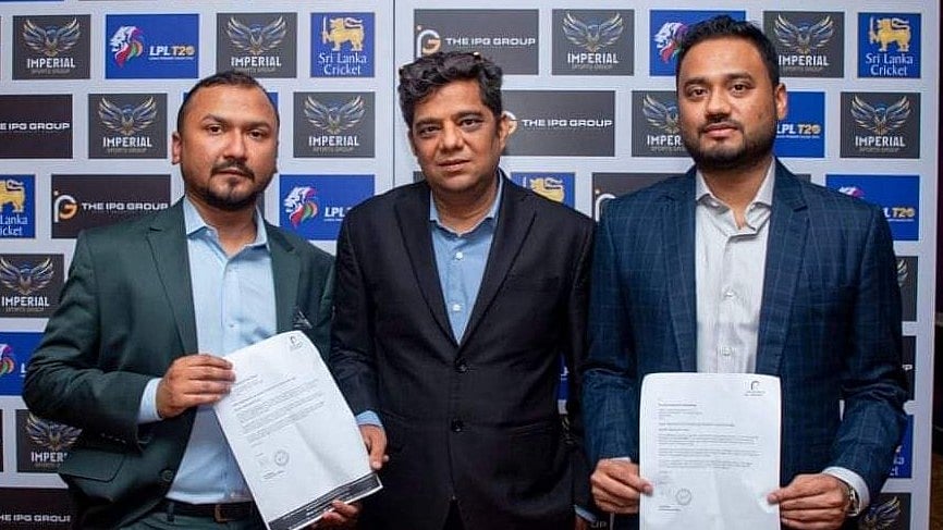The Dambulla franchise was bought by Imperial Sports Group, led by Bangladeshi entrepreneurs Tamim Rahman and Golam Rakib. - Photo: X/ @sm_wajith