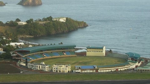 Arnos Vale Ground in Kingstown, St Vincent.