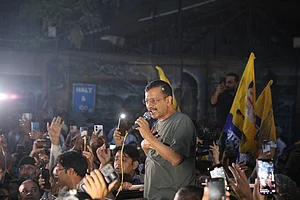 Suresh K Pandey/Outlook : Arvind Kejriwal was granted interim bail last month