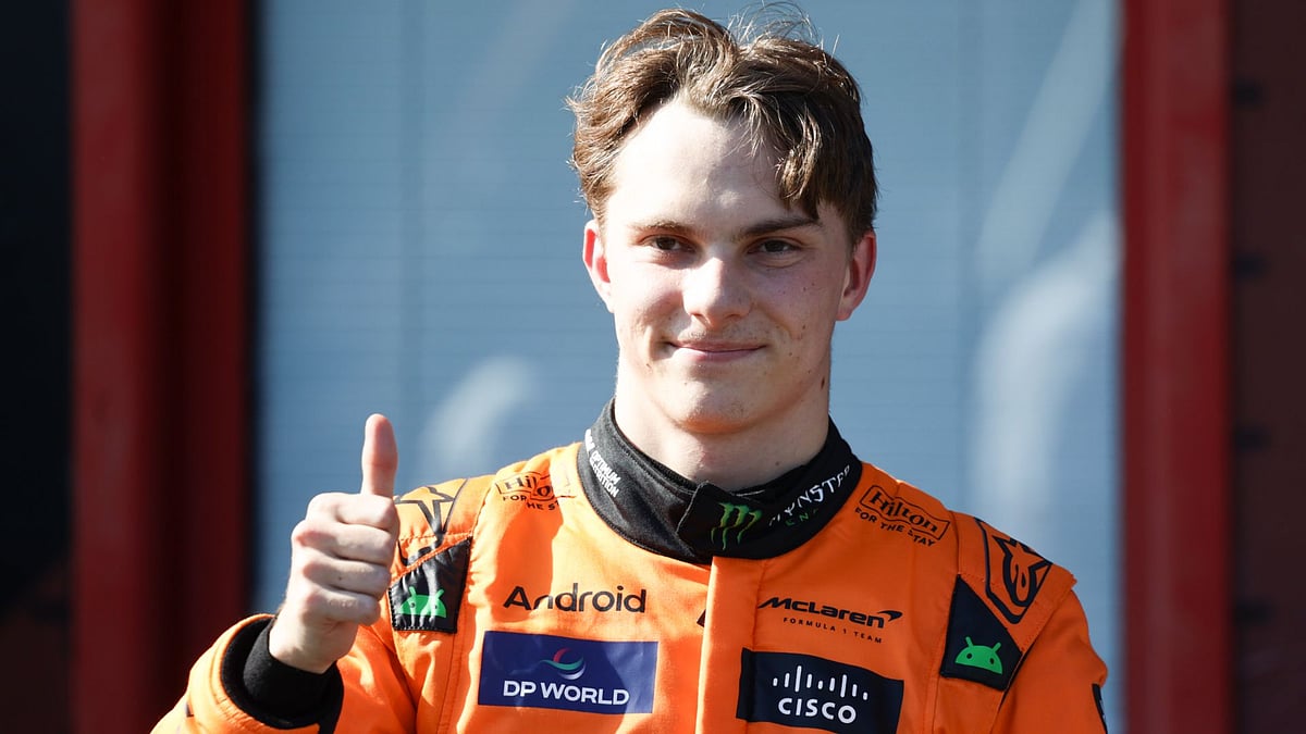 Oscar Piastri initially qualified in second place before his grid penalty