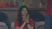Jio Cinema screengrab : Kayva Maran, co-owner of Sunrisers Hyderabad faces huge backlash over her purchase of Pakistan's Abrar Ahmed in the Hundred's auction.