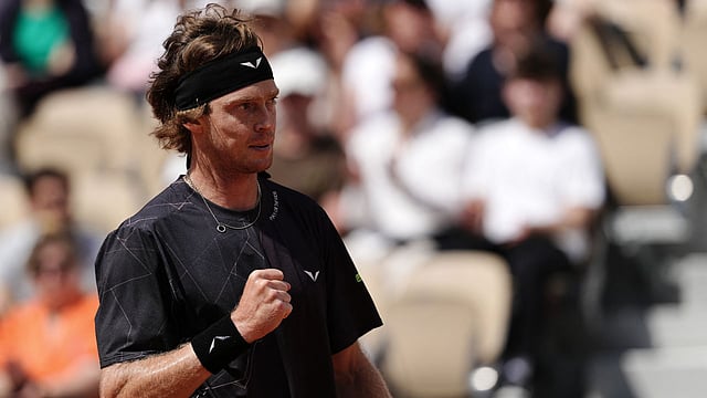 French Open: Andrey Rublev Battles Past Taro Daniel To Enter Second Round