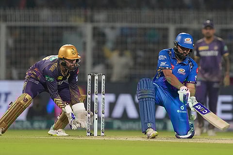 Rohit Sharma in action