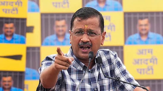 PTI : Delhi CM Arvind Kejriwal's first roadshow for Lok Sabha elections in south Delhi |