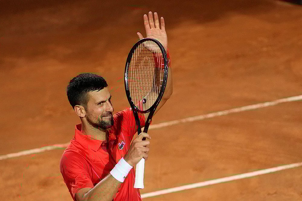 | Photo: AP/Alessandra Tarantino : Italian Open: Novak Djokovic vs Corentin Moutet 
