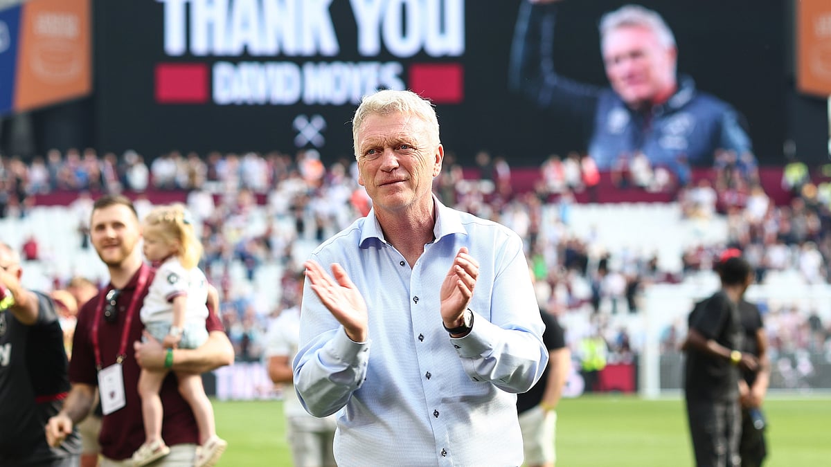 David Moyes says farewell to West Ham's home supporters.