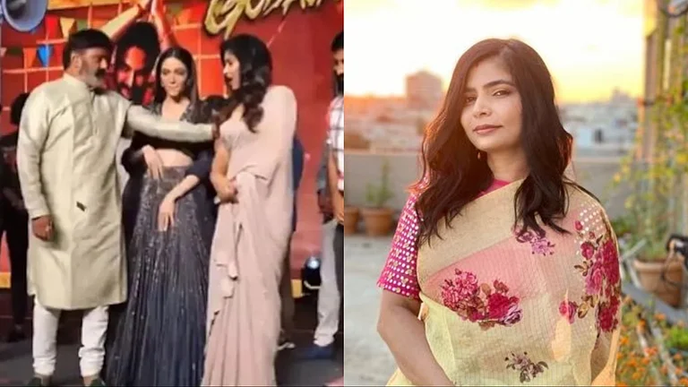 Nandamuri Balakrishna and Anjali on stage, Chinmayi Sripada - Instagram