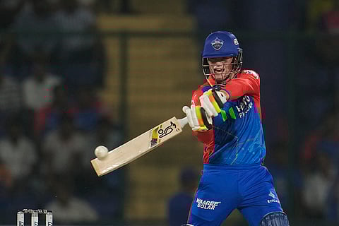 DCs' Jake Fraser-McGurk hits a six