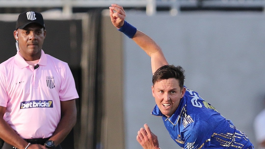 X/Major League Cricket : Trent Boult represents MI New York in Major League Cricket.