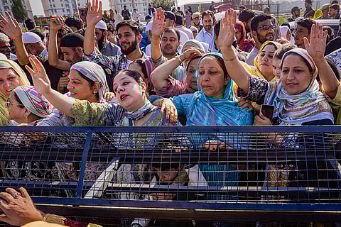 Hajj pilgrims in Srinagar