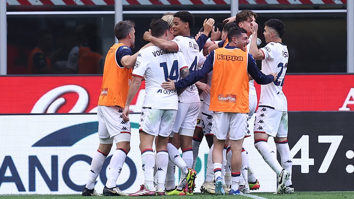 Genoa drew 3-3 with AC Milan in Serie A.