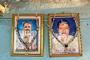 Photo: Anisha Reddy : A Trial of Losses: Both Seenu and his father Rajashekhar moved to Saudi Arabia from Ramadugu Mandal, Karimnagar in search of jobs and passed away there