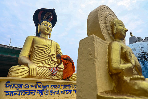 Eve of the Buddha Purnima festival in Tripura