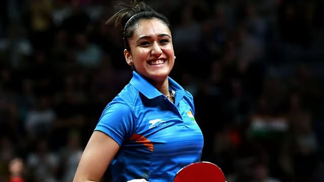 File : India table tennis star Manika Batra will next face Germany’s Nina Mittelham for a spot in the Saudi Smash 2024 quarter-finals.