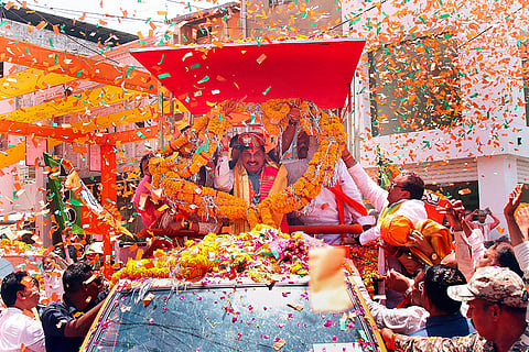 Mohan Yadav's road show