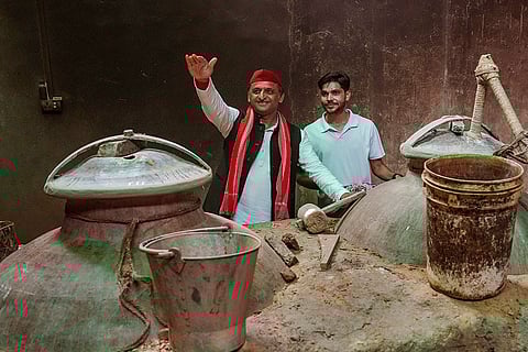 Akhilesh Yadav in Kannauj