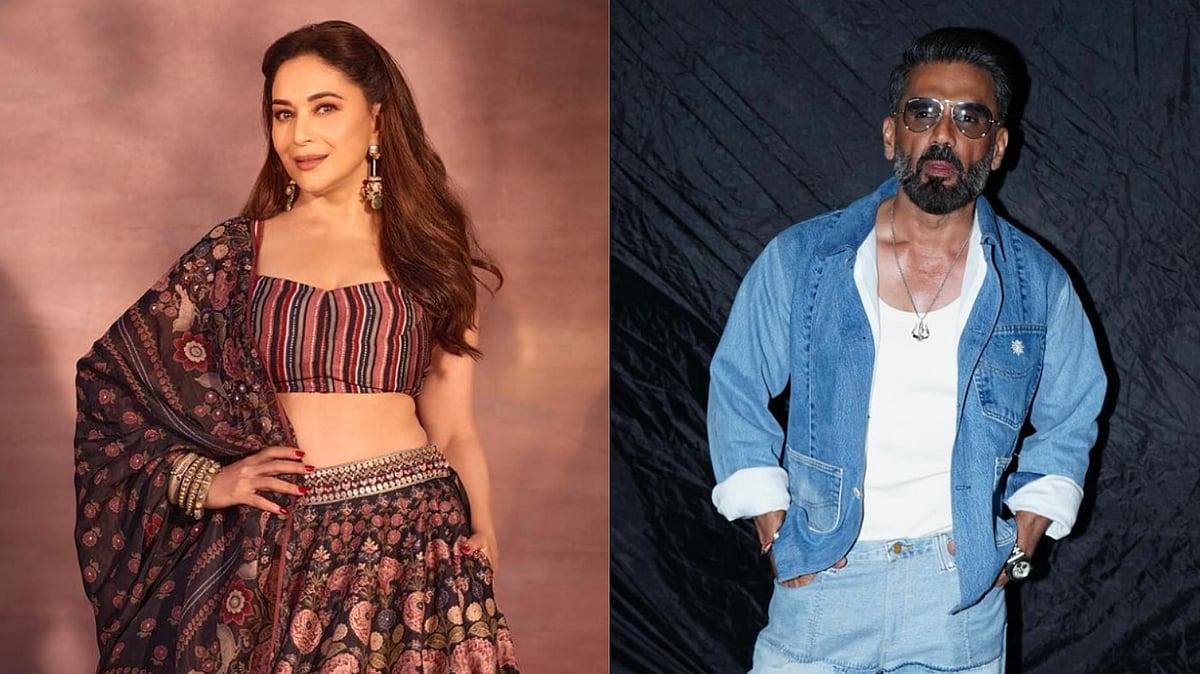 Instagram : Madhuri Dixit, Suniel Shetty