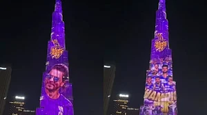 Instagram : Shah Rukh Khan's KKR Lit Up Dubai's Burj Khalifa