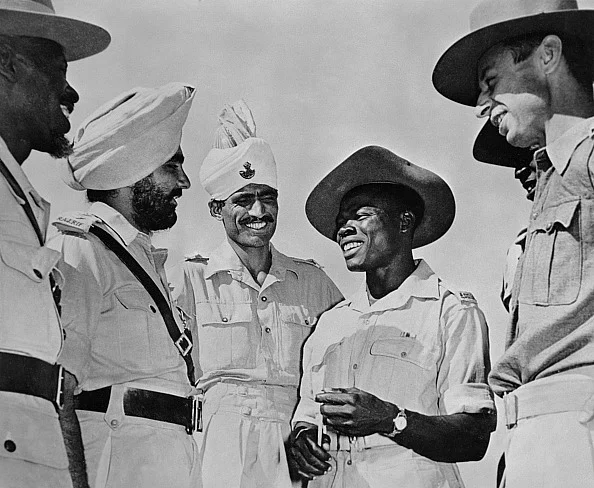 Indian and South African Soldiers