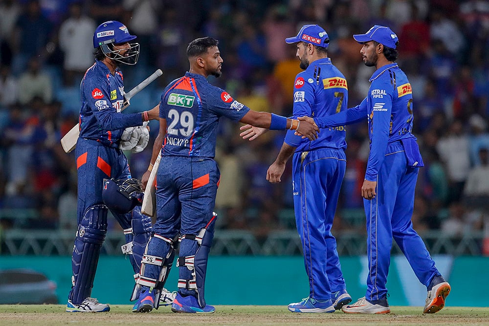 | Photo: AP/Pankaj Nangia : IPL 2024: LSG vs MI