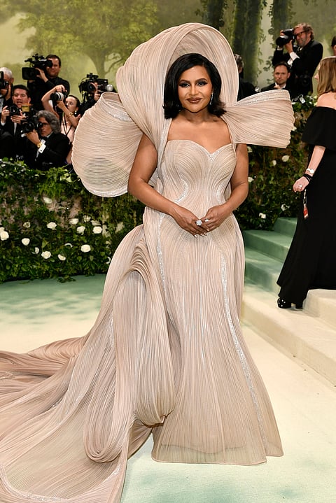 Mindy Kaling radiates elegance at the 2024 Met Gala