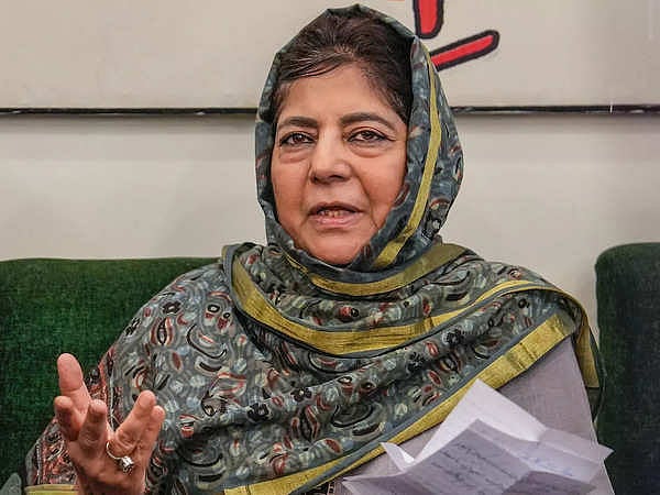 PTI : Former Jammu and Kashmir Chief Minister Mehbooba Mufti |