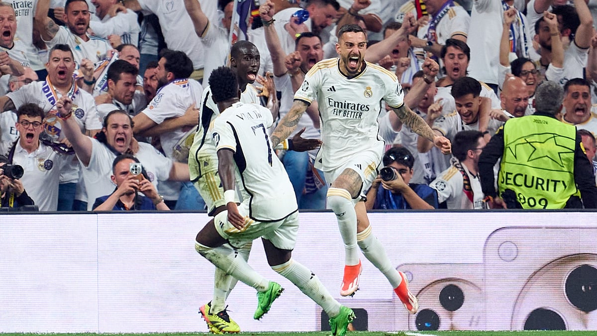 Joselu became the oldest substitute player to score a brace in a knockout game in the Champions League at the Santiago Bernabeu.