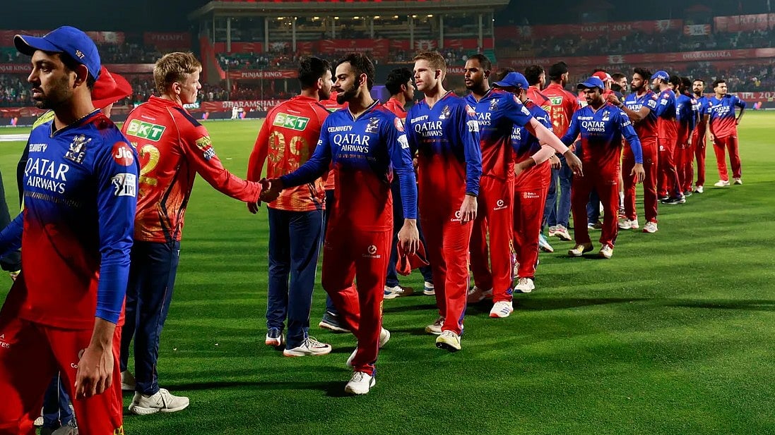 BCCI  : Royal Challengers Bengaluru and Punjab Kings after match 58 of the 2024 IOPL in Dharamsala on May 9, Thursday.  