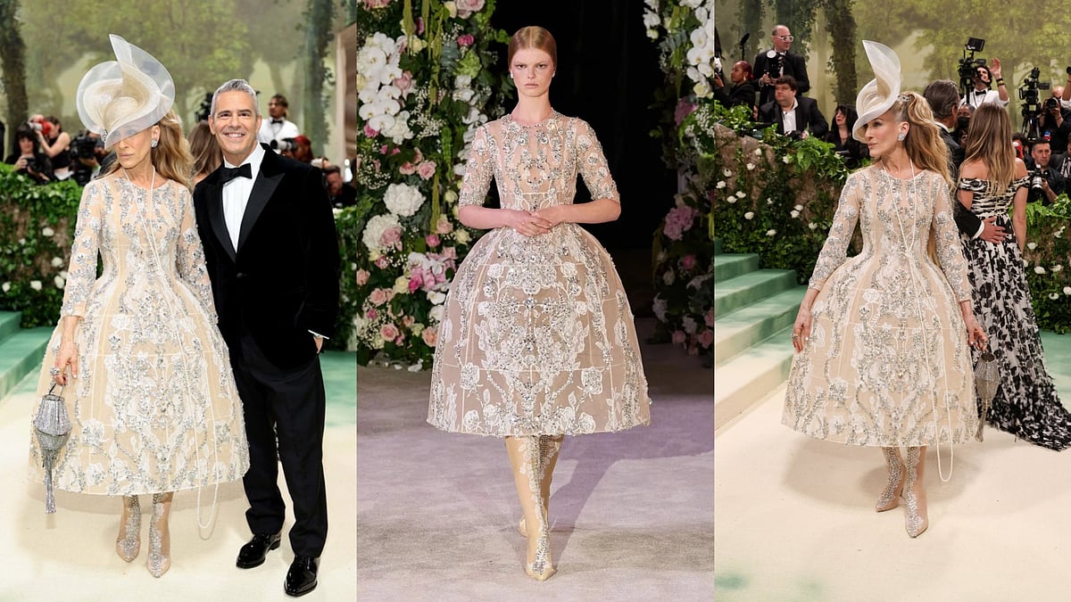 Sarah Jessica Parker in Richard Quinn - null